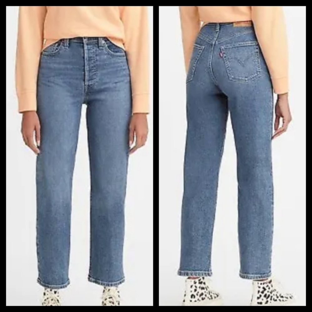 Levi's Ultra-High Rise Ribcage Straight Jeans 28 NWT